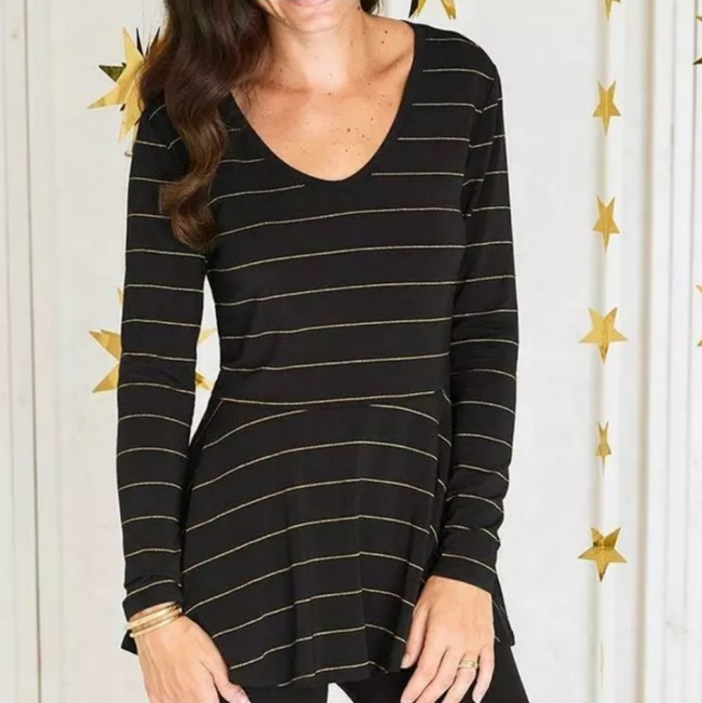 Matilda Jane Black Gold Top